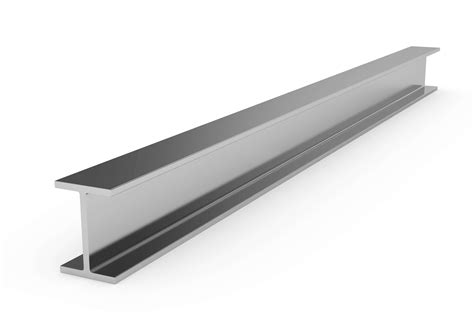 metal beam with two flanges